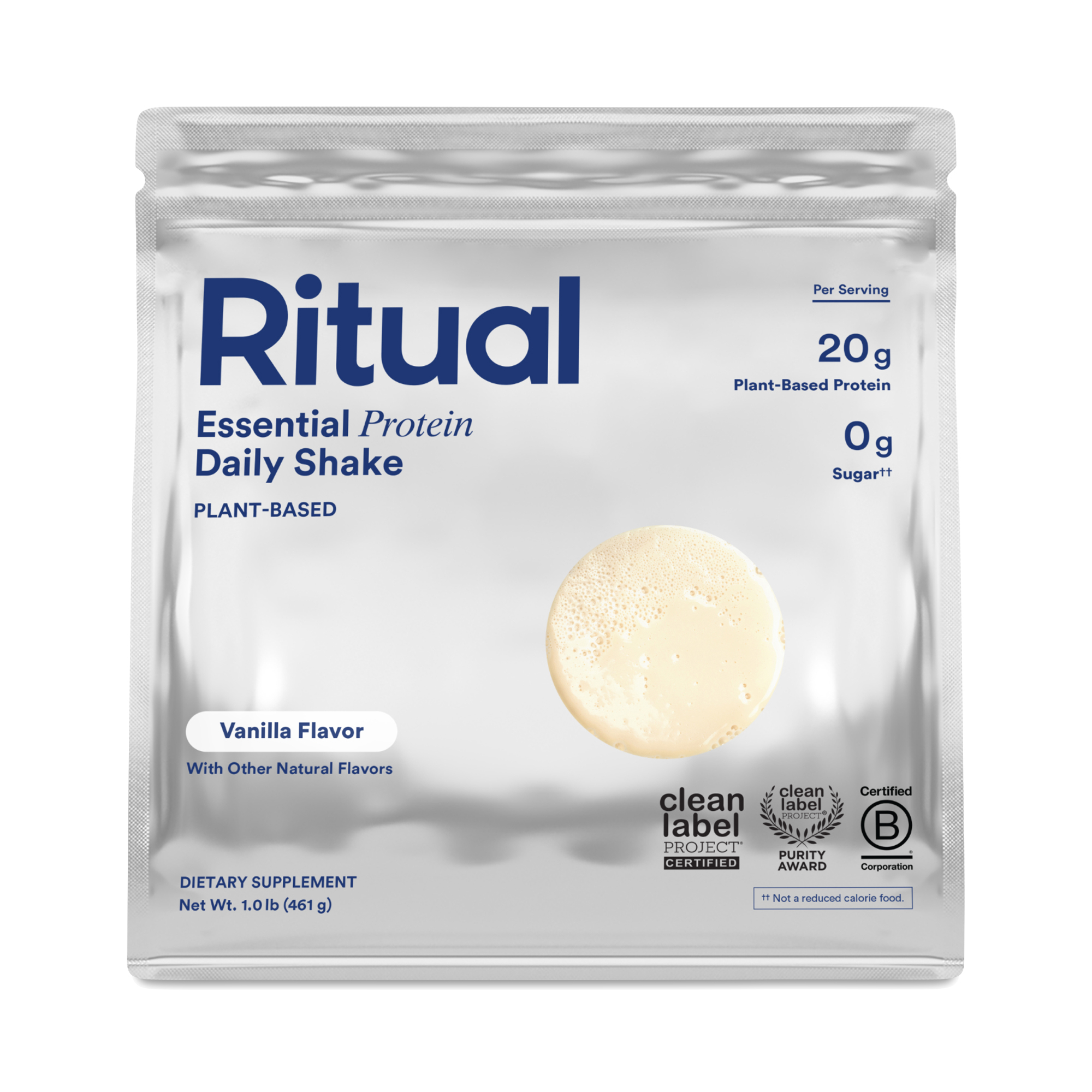 Ritual Essential Protein, Vanilla 1 lb pouch