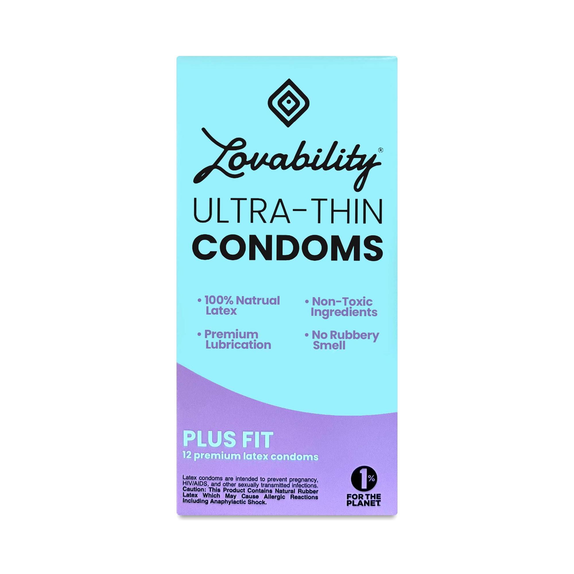 Ultra-Thin Condoms, Plus Fit