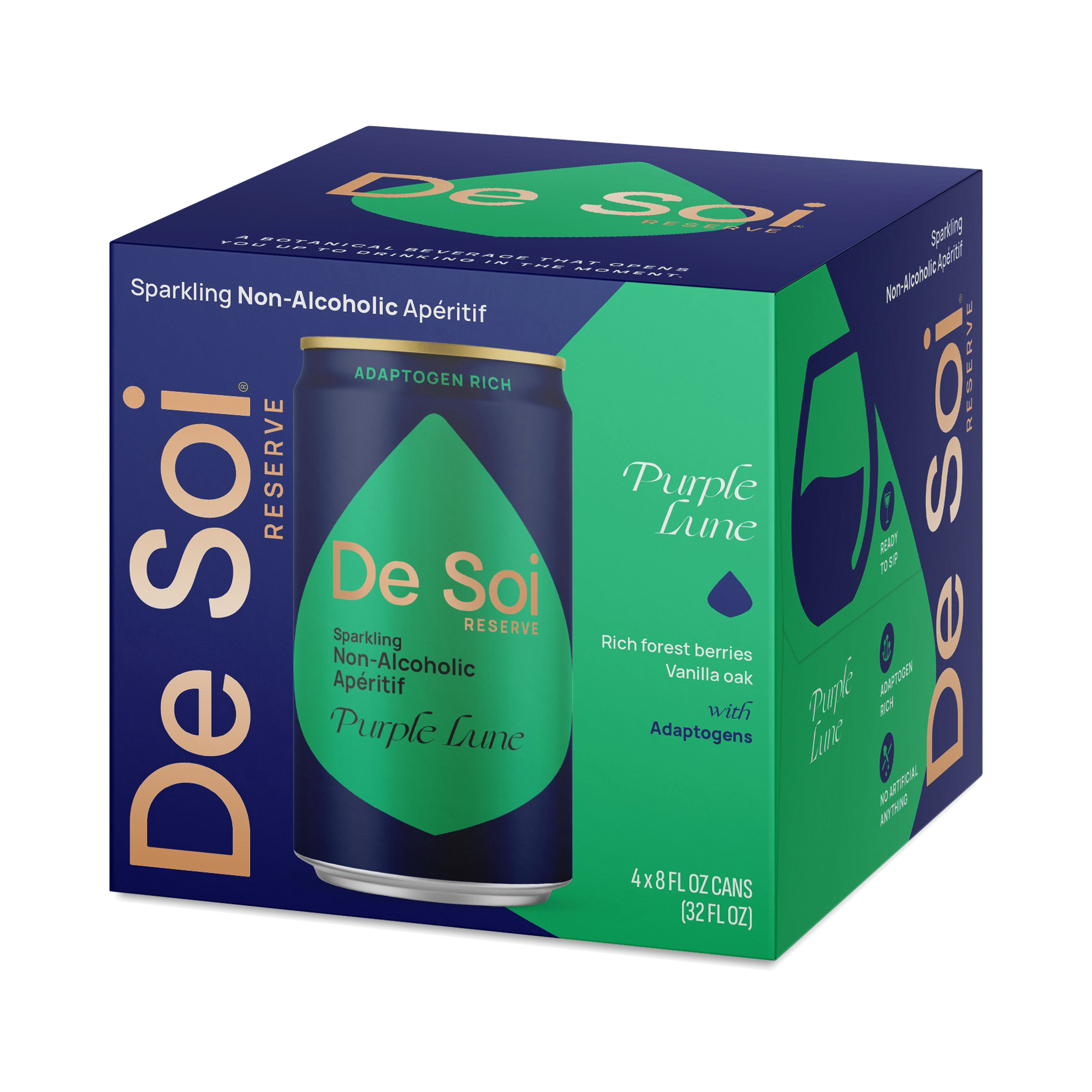 De Soi Non-Alcoholic Apéritif, Purple Lune | Thrive Market