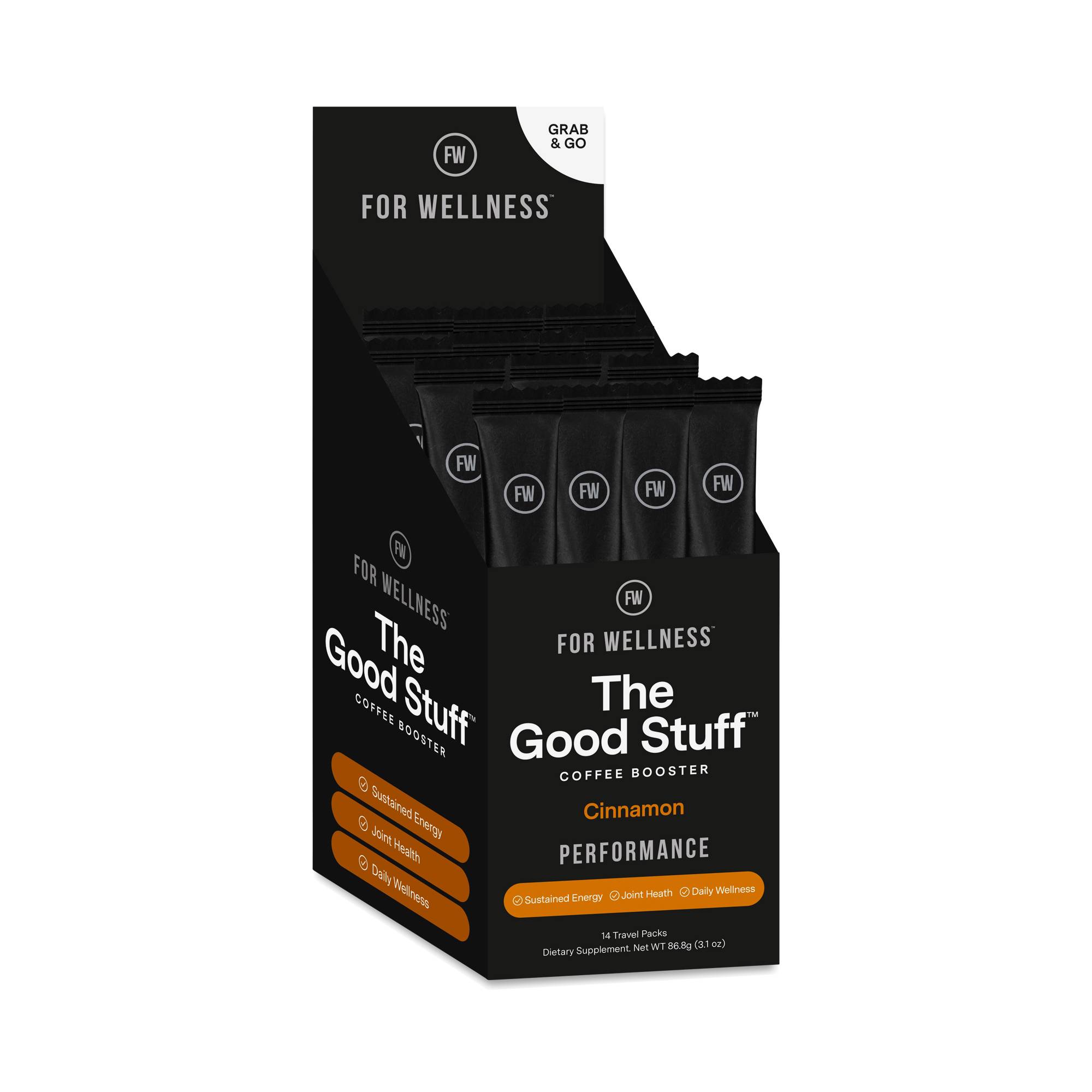 The Good Stuff Performance Coffee Booster, Cinnamon