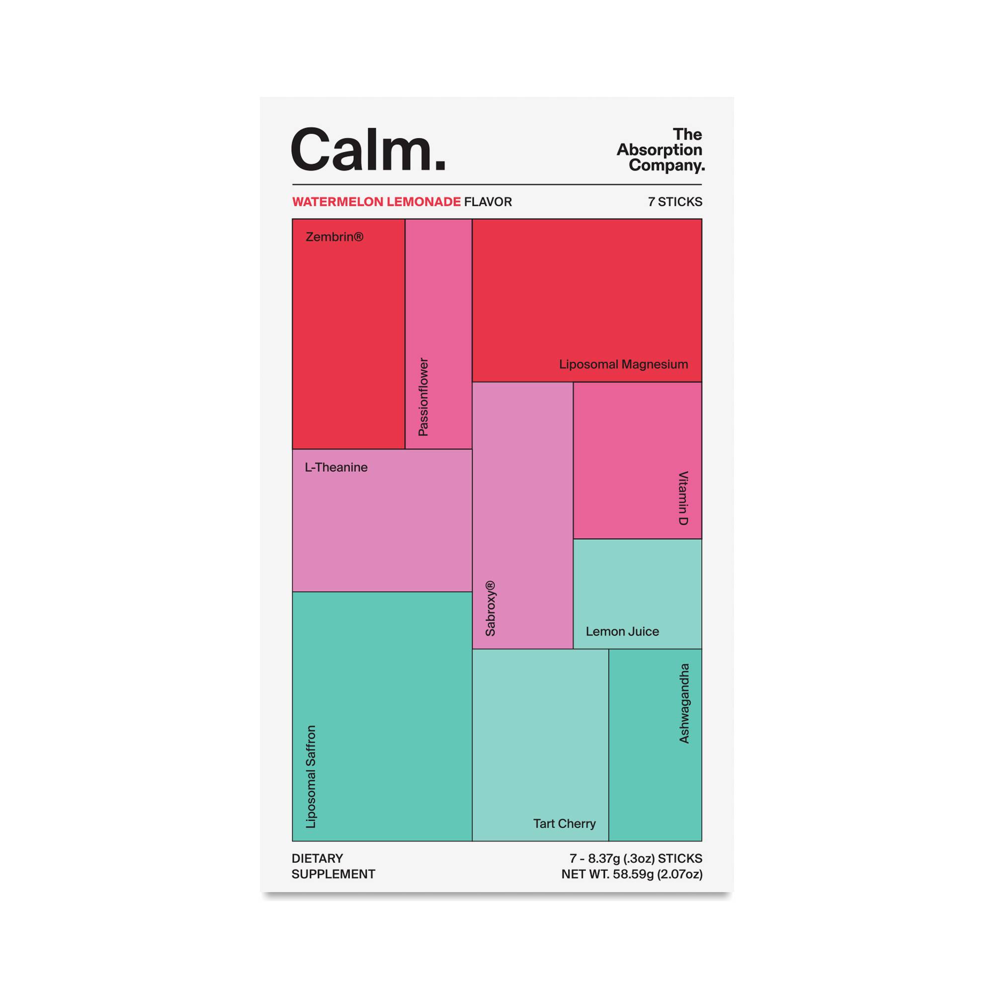 Calm Dietary Supplement, Watermelon Lemonade