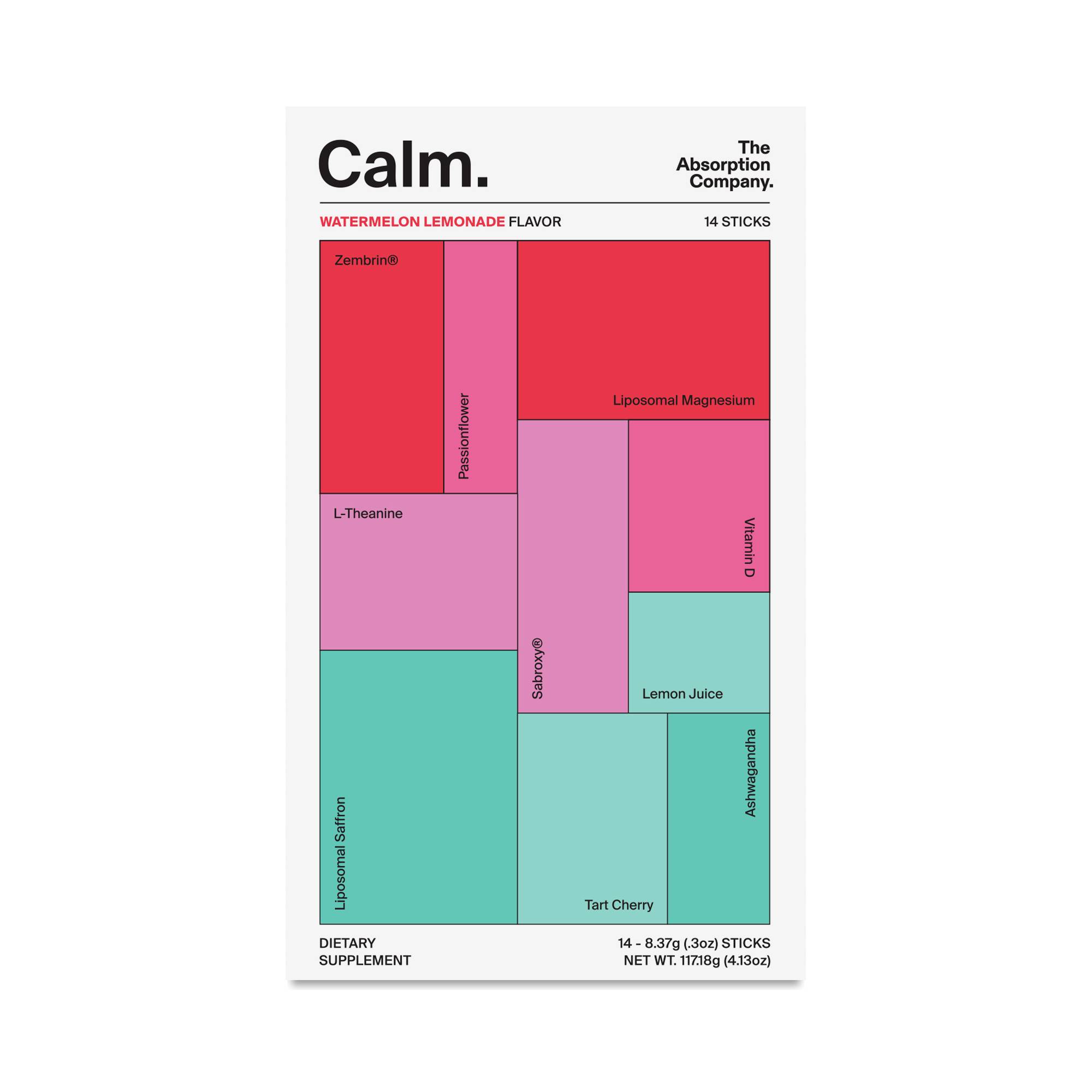 Calm Dietary Supplement, Watermelon Lemonade