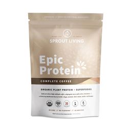 Epic Protein Organic Plant Protein + Superfoods, Complete Coffee