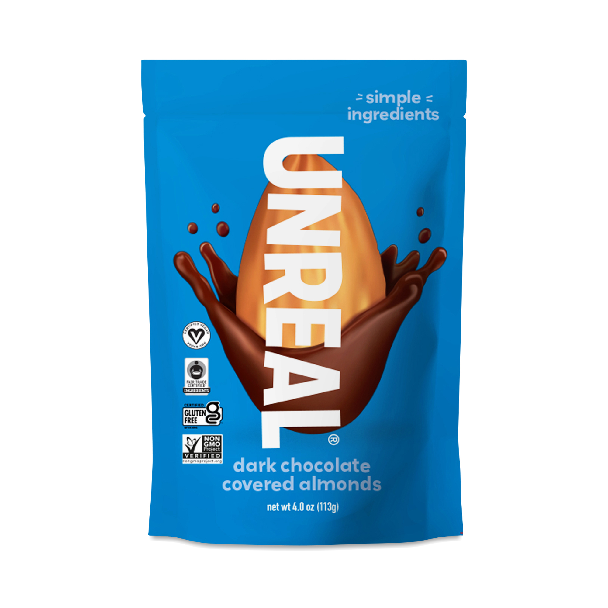 Unreal Dark Chocolate Almonds | Thrive Market