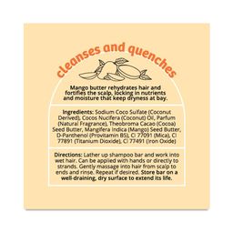 Moisturizing Shampoo Bar, Mighty Mango