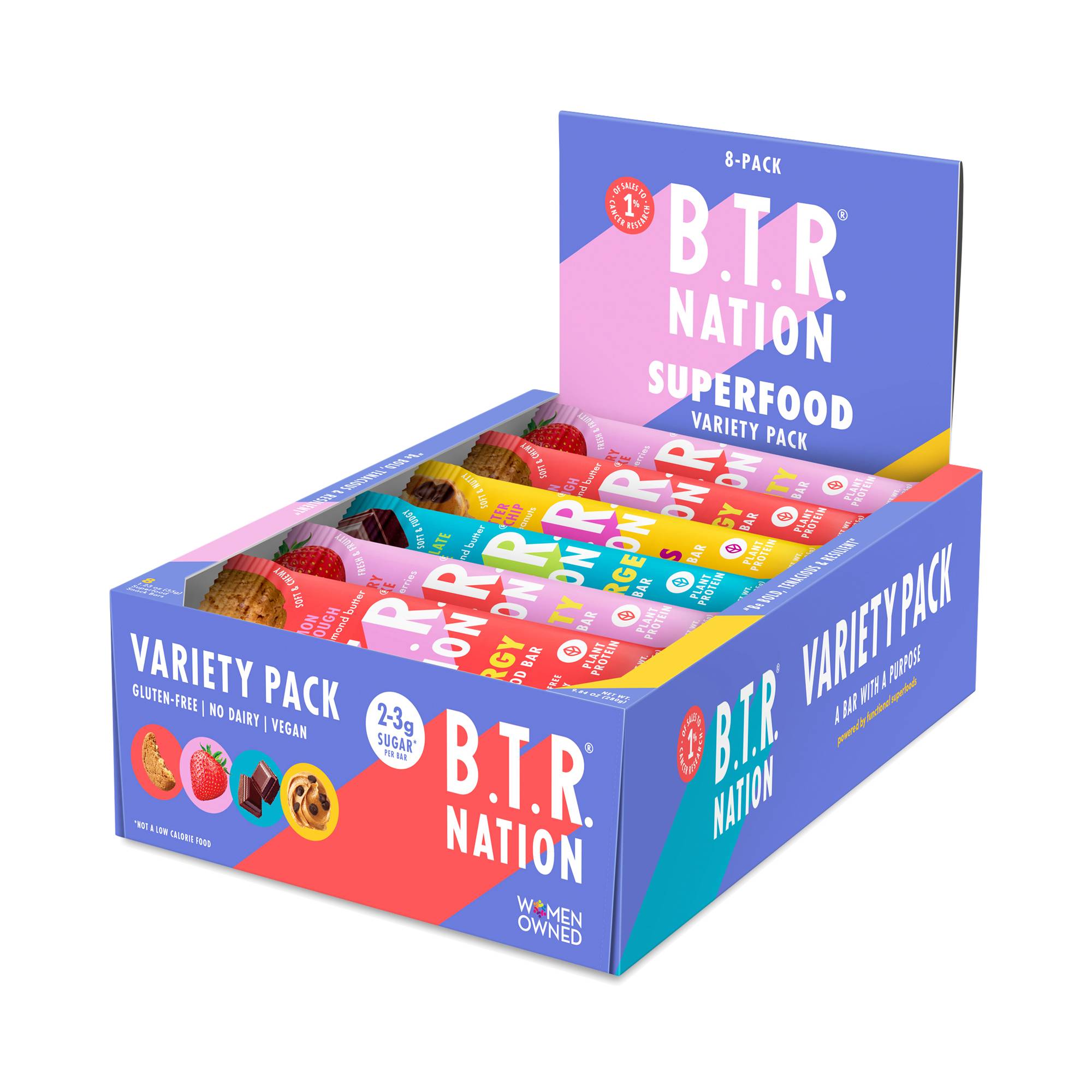 Superfood Protein Bar, Variety Pack