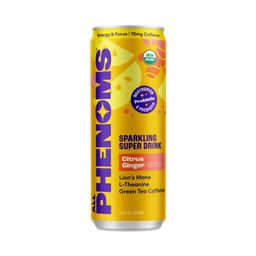 Energy & Focus Sparkling Super Drink, Citrus Ginger