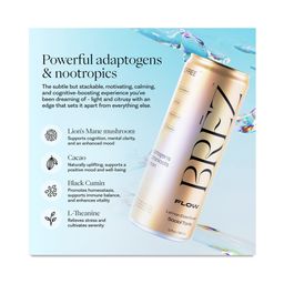 Flow Social Tonic, Lemon Elderflower