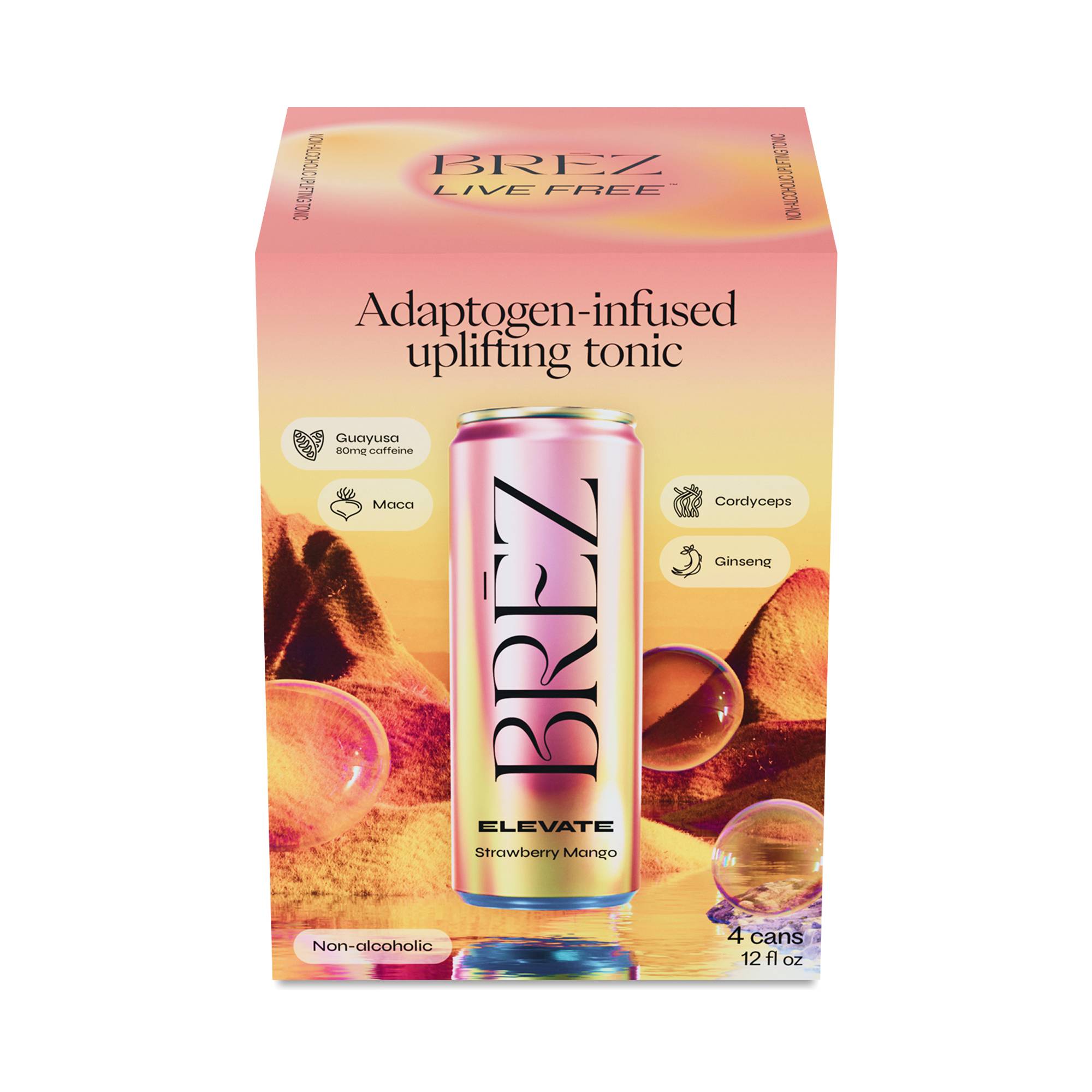 Elevate Uplifting Tonic, Strawberry Mango