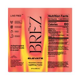 Elevate Uplifting Tonic, Strawberry Mango