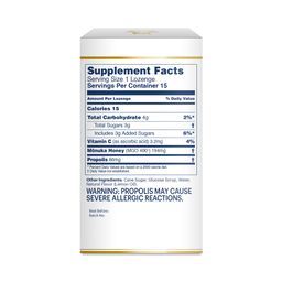 MGO 400+ Manuka Honey Lozenges, Propolis