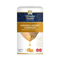 MGO 400+ Manuka Honey Lozenges, Lemon & Ginger