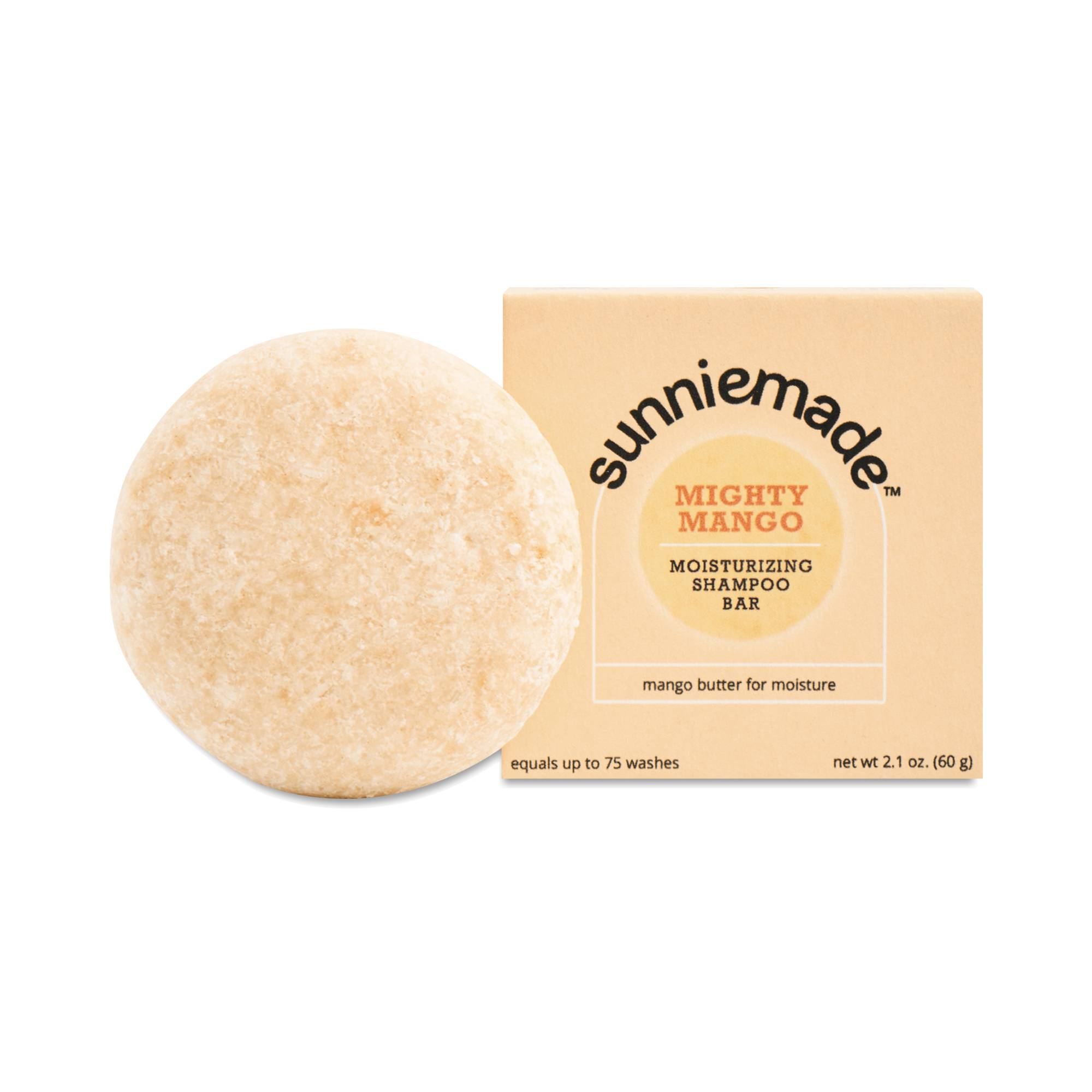 Moisturizing Shampoo Bar, Mighty Mango