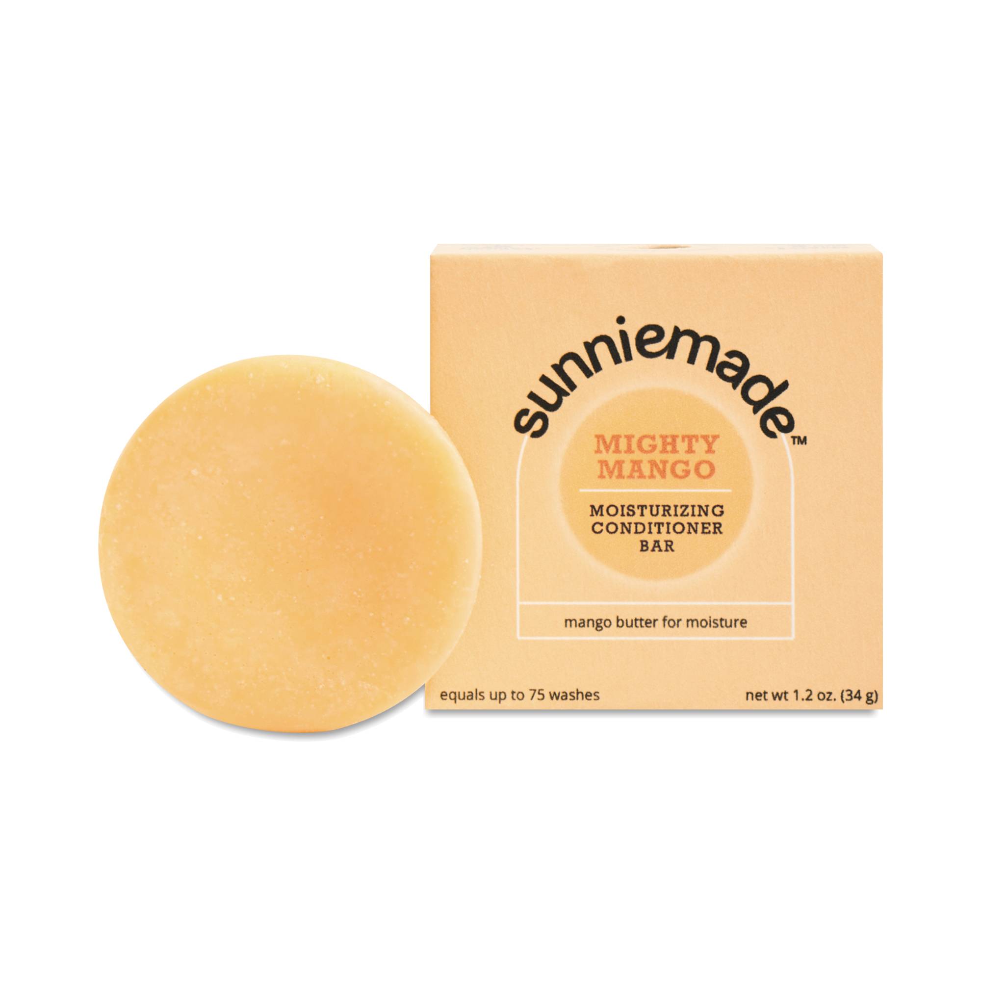 Moisturizing Conditioner Bar, Mighty Mango