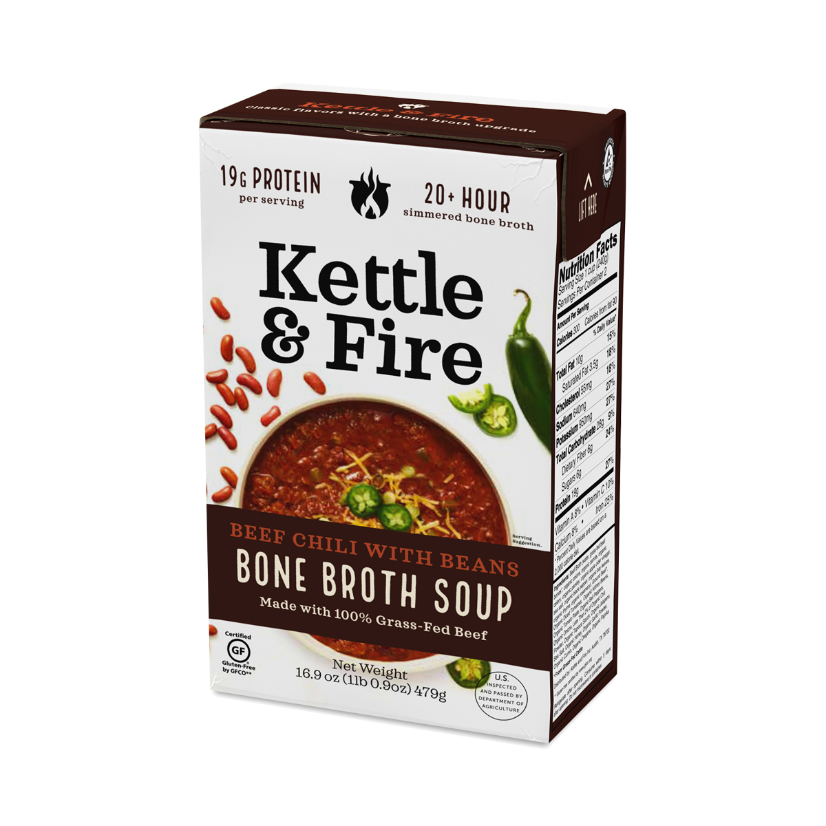 Kettle & Fire GrassFed Beef Chili with Beans Thrive Market