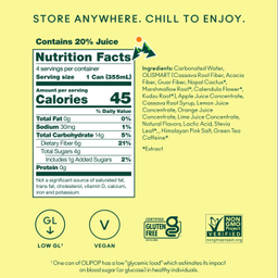 Prebiotic Soda, Citrus Rush