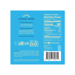 Prebiotic Soda, Cream Soda