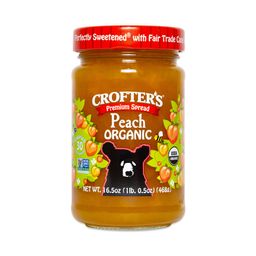 Organic Premium Fruit Spread, Peach