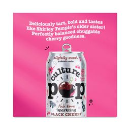 Probiotic Soda, Black Cherry