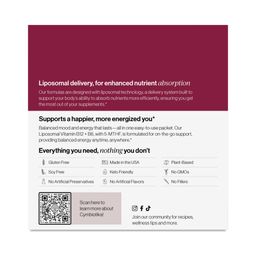 Liposomal Vitamin B12 + B6, Berry