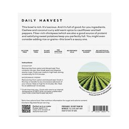 Harvest Bowl, Chickpea & Coconut Curry