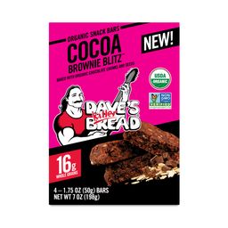 Organic Snack Bars, Cocoa Brownie Blitz