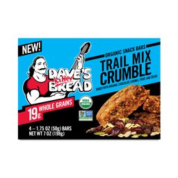 Organic Snack Bars, Trail Mix Crumble
