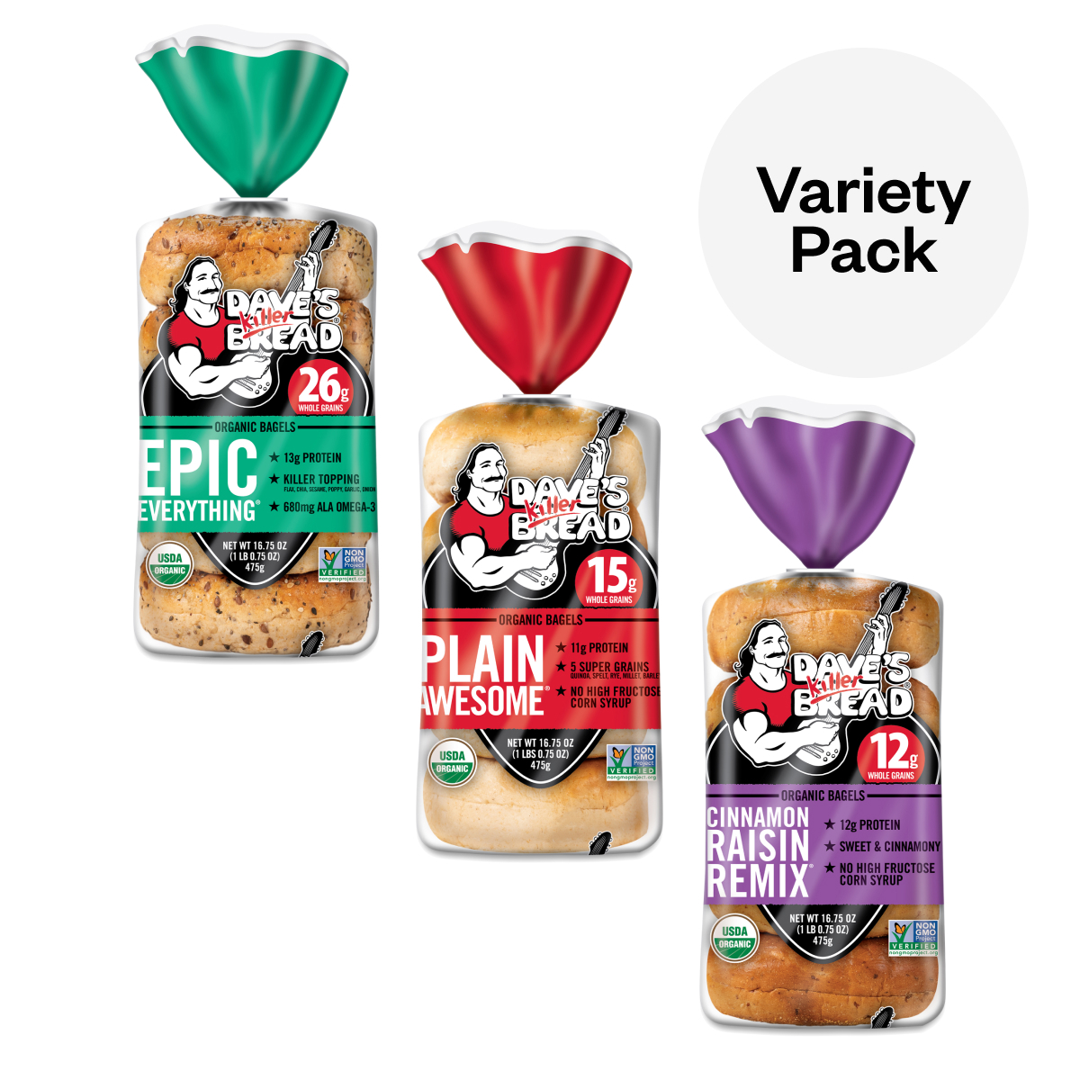 Dave #39 s Killer Bread Dave #39 s Killer Bread Bagel Bundle Thrive Market