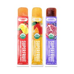Superfruit Organic Freezie Pops, Classic