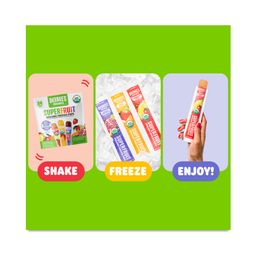 Superfruit Organic Freezie Pops, Classic