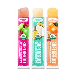 Superfruit Organic Freezie Pops, Tropical