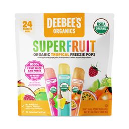 Superfruit Organic Freezie Pops, Tropical