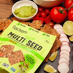Multi Seed Crackers, Spicy Chili Lime