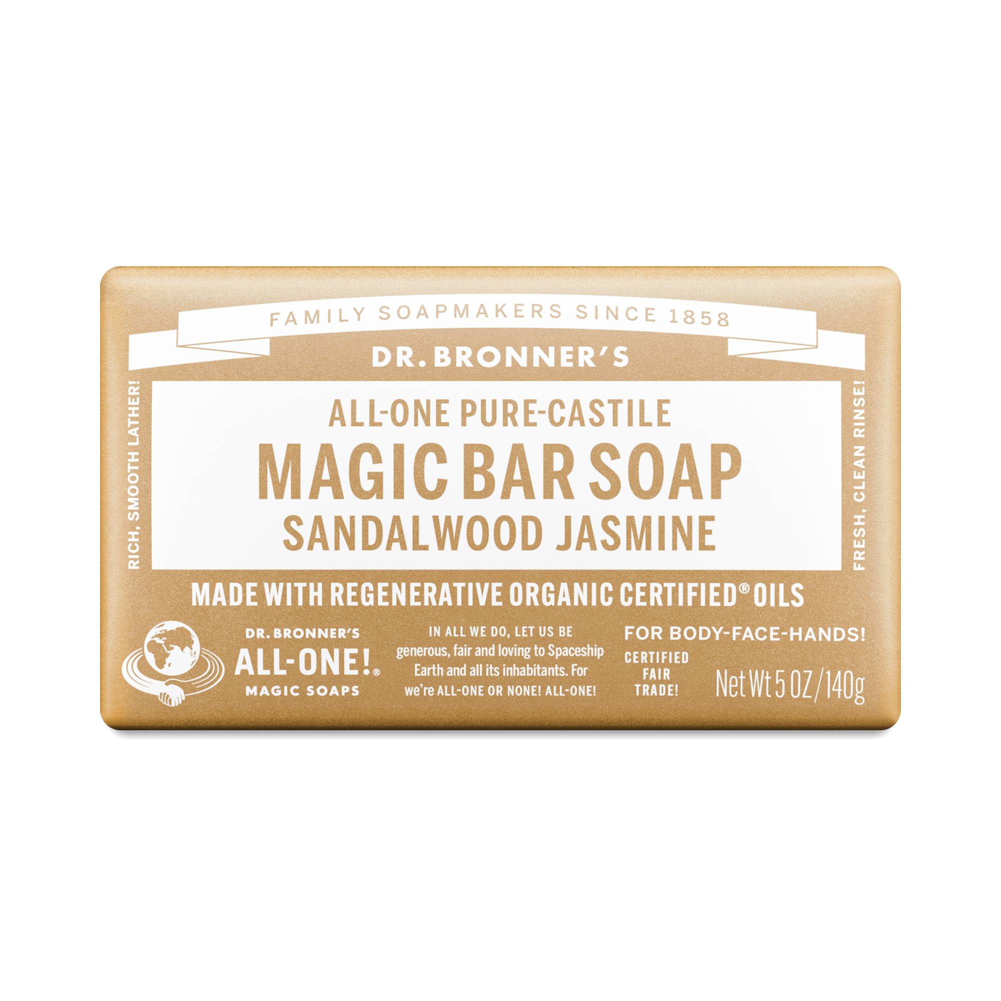 Pure-Castile Magic Bar Soap, Sandalwood Jasmine