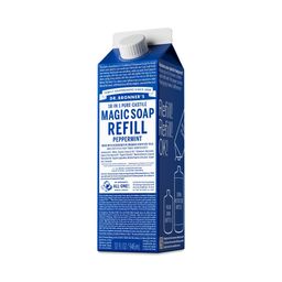 Pure-Castile Magic Soap Refill Carton, Peppermint