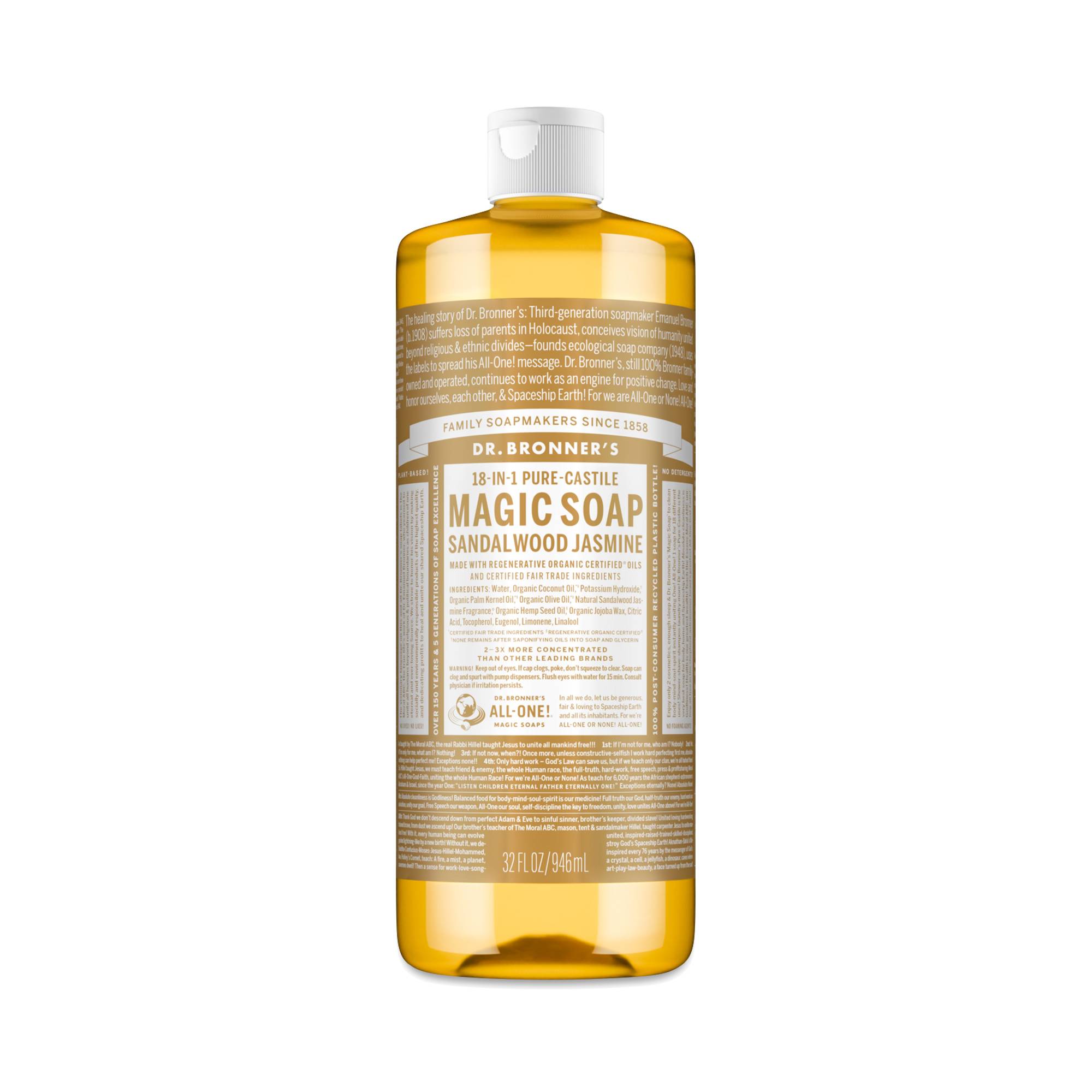 Pure-Castile Magic Soap, Sandalwood Jasmine