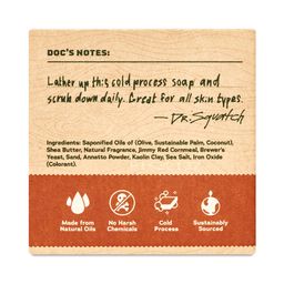 Men's Natural Soap, Wood Barrel Bourbon