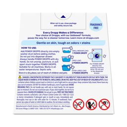 Sensitive Skin Biobased Power Laundry Detergent Pods, Unscented