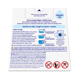 Sensitive Skin Biobased Power Laundry Detergent Pods, Unscented