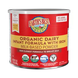 Organic Dairy Infant Formula with Iron