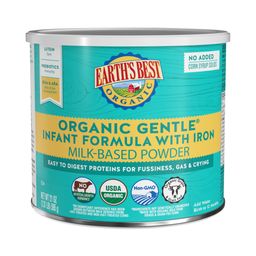 Organic Gentle® Infant Formula with Iron
