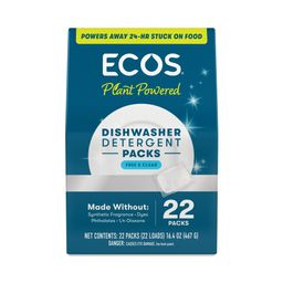 Dishwasher Detergent Packs, Free & Clear