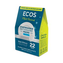 Dishwasher Detergent Packs, Free & Clear