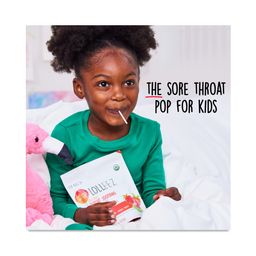 Lolleez Organic Throat Soothing Pops for Kids, Variety Pack
