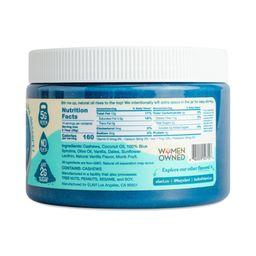 Superfood Cashew Butter, Blue Vanilla Frosting