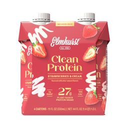 Clean Protein Plant-Based Shake, Strawberries & Cream