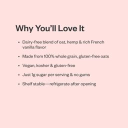 Oat Creamer, French Vanilla