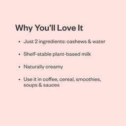 Unsweetened Milked Cashews