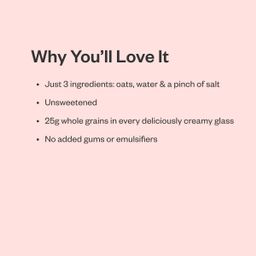 Unsweetened Milked Oats