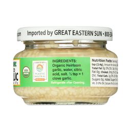 Organic Chopped Garlic